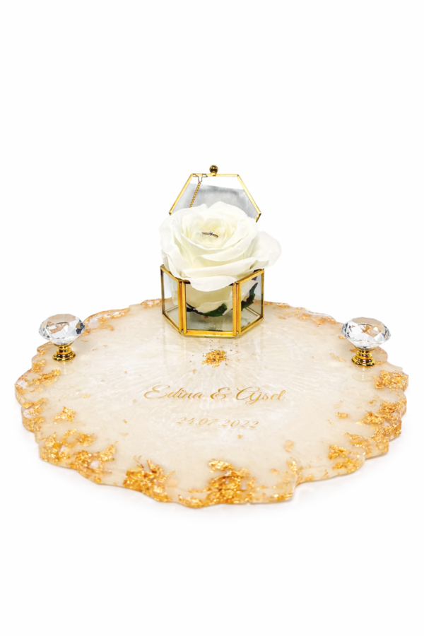 Trauungsring-Tablett | Verlobungstablett